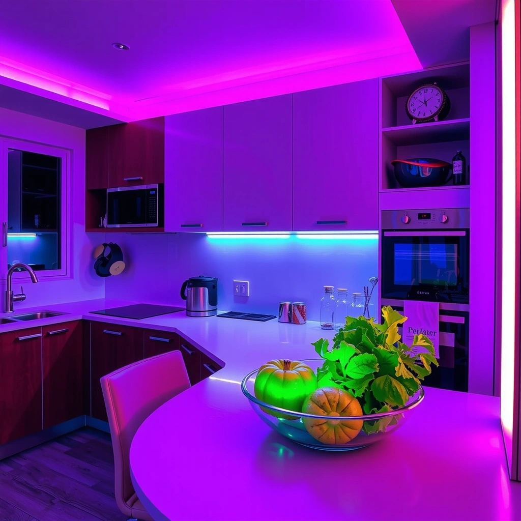 Neon Kitchen Concept
